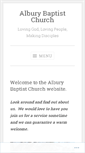 Mobile Screenshot of alburybaptistchurch.org